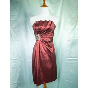 NEW Strapless Red Dress